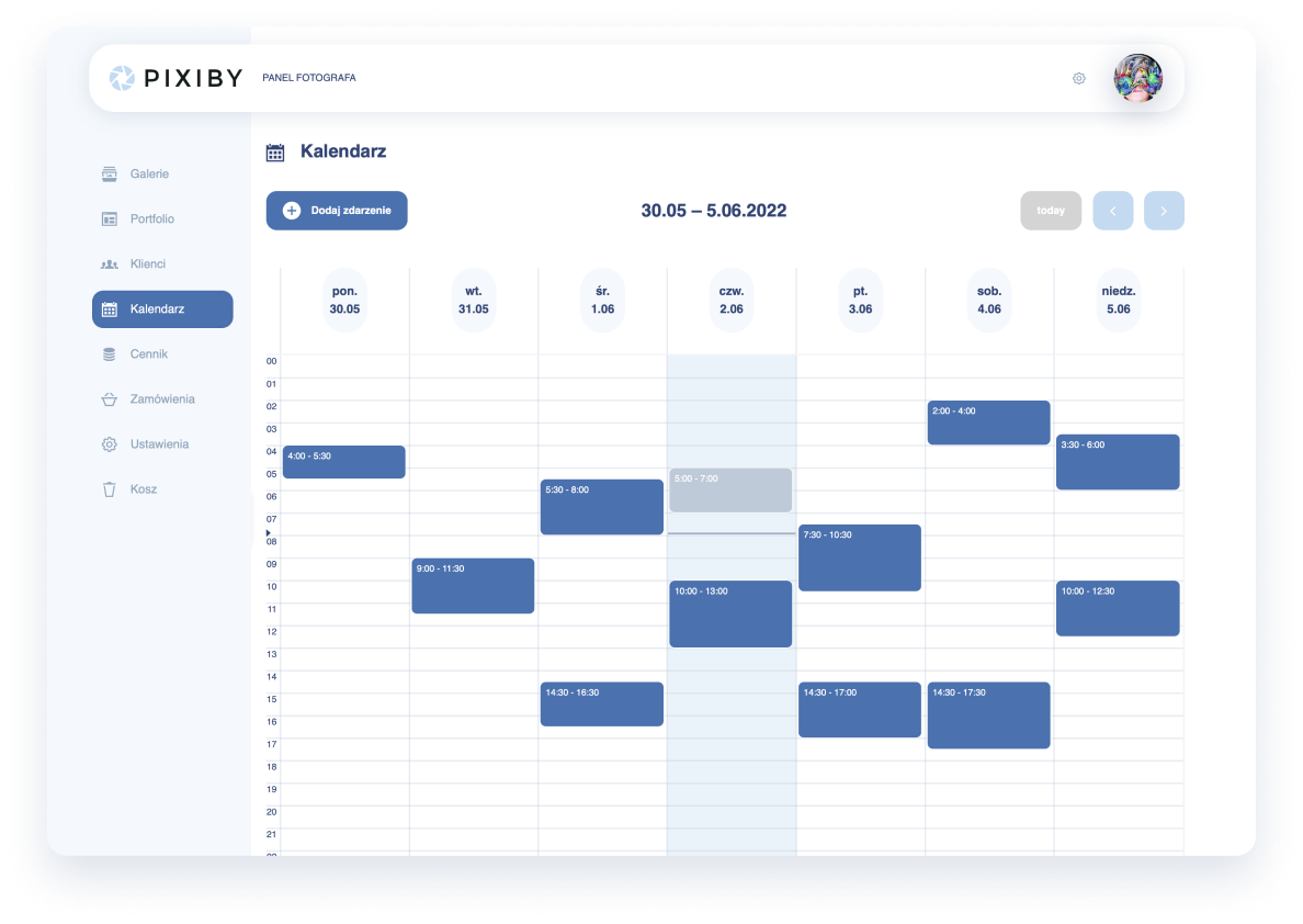 calendar-panel-app